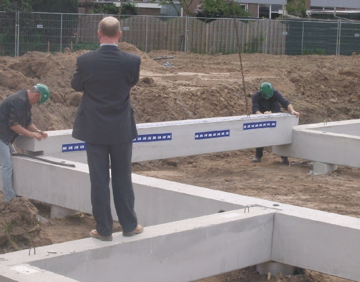 first beam ceremony, 14 May 2004 Dr Huijgenhof 16